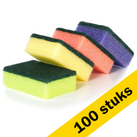 Schuurspons 10 x 10 stuks (123schoon huismerk)