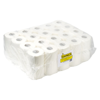 Aanbieding: Toiletpapier 2-laags | 40 rollen | 400 vel per rol (123schoon huismerk)  SDR06157