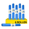 Aanbieding: Vuilniszakken 120 liter | HDPE | Blauw | 123schoon huismerk (6 rollen à 20 zakken) SDR07560 - 1