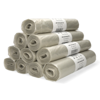 Aanbieding: Vuilniszakken 200 liter | 10 stuks | LDPE | Transparant | 123schoon (10 verpakkingen)  SDR06499