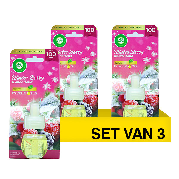 Aanbieding: Air Wick Aroma Diffuser Navulling Merry Berry (3 stuks à 19 ml) SAI01086 - 1