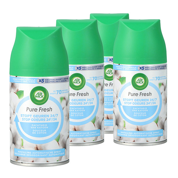 Aanbieding: Air Wick Freshmatic Zachtheid van Katoen Navullling Luchtverfrisser (4 stuks à 250 ml) SAI01052 - 2