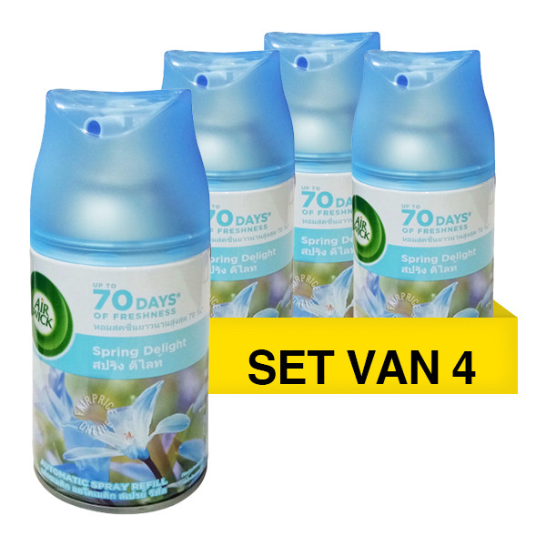 Aanbieding: Air Wick Freshmatic spray navulling Spring Delight (4 stuks à 250 ml) SAI01019 - 1