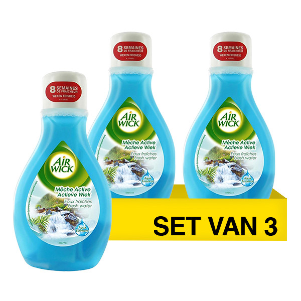 Aanbieding: Air Wick Fresh'n up Aquamarine Luchtverfrisser (3 stuks à 375 ml) SAI00058 - 1