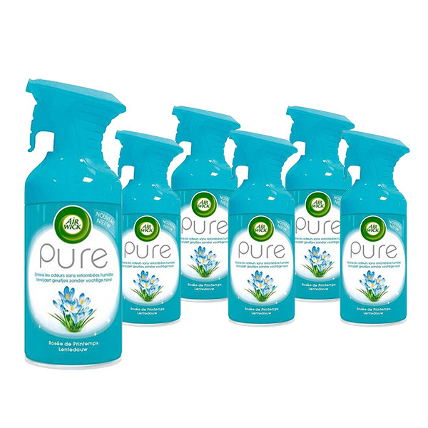 Aanbieding: Air Wick Pure Luchtverfrisser Lentedauw (6 stuks à 250 ml) SAI01004 - 2