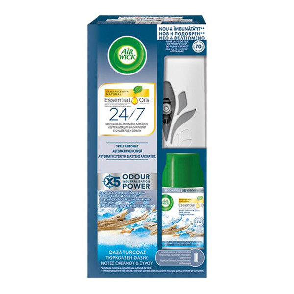 Air Wick Freshmatic Houder + Navulling Turquoise Oase (250 ml) SAI01110 - 1