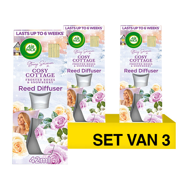 Aanbieding: Air Wick Geurstokjes Cosy Cottage (3 stuks à 42 ml)  SAI01096 - 1