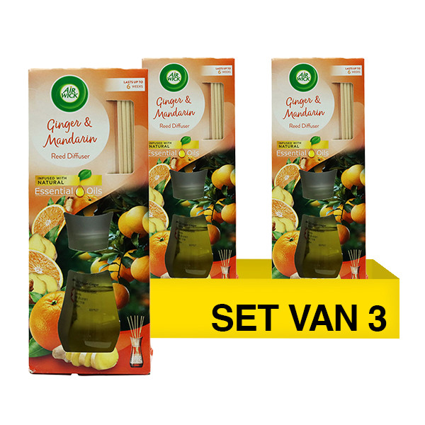 Aanbieding: Air Wick Geurstokjes Ginger Manderin (3 stuks à 42 ml) SAI01098 - 1