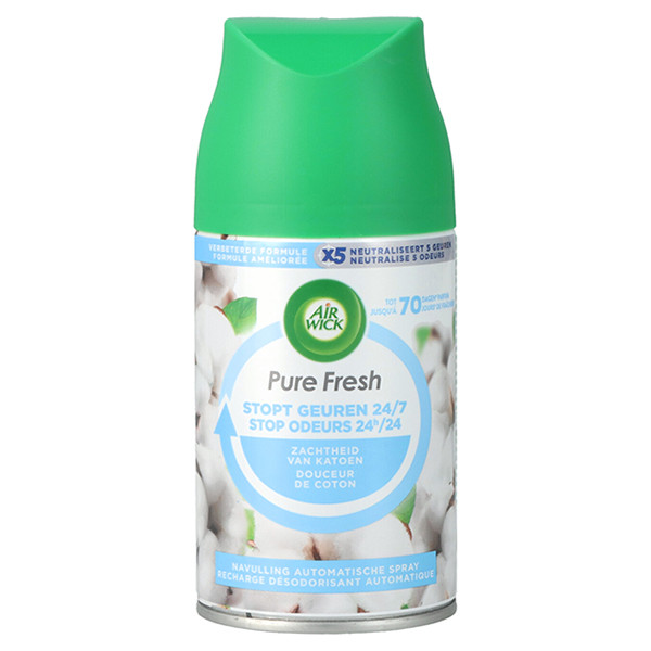 Air Wick Freshmatic Zachtheid van Katoen Navullling Luchtverfrisser (250 ml) SAI01051 - 1