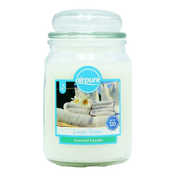 Airpure Geurkaars Candle Jar Linen Room (510 g) SAI01075 - 1