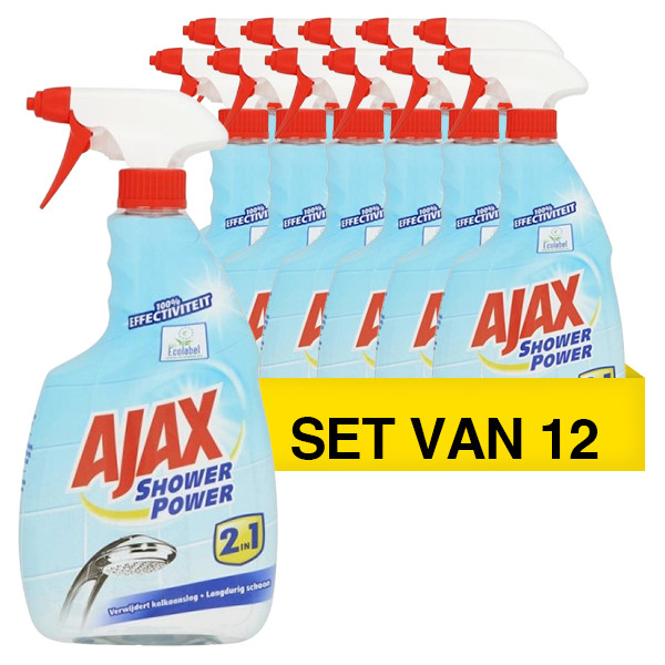 Ajax Aanbieding: 12x Ajax Shower Power spray (750 ml)  SAJ00036 - 1