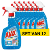 Aanbieding: 12x Ajax Triple Action glasreiniger spray (750 ml)