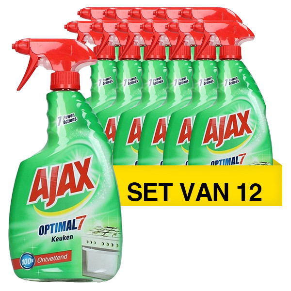 Ajax Aanbieding: 12x Ajax keukenreiniger Optimal 7 (750 ml)  SAJ00035 - 1