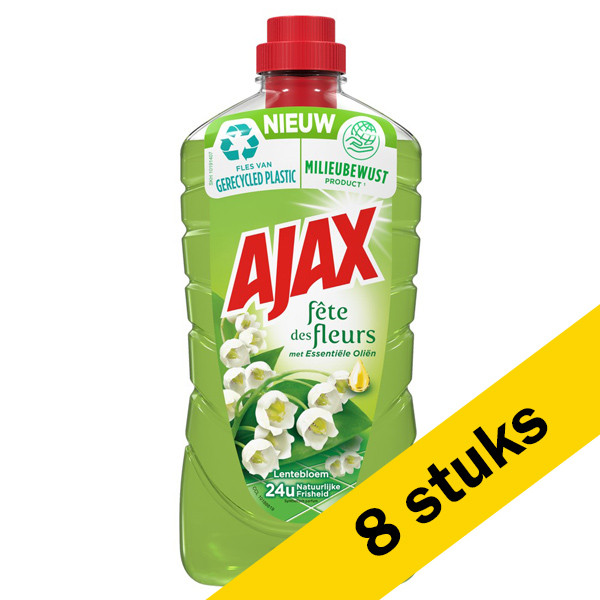 Ajax Aanbieding: 8x Ajax allesreiniger lentebloem (1000 ml)  SAJ00023 - 1