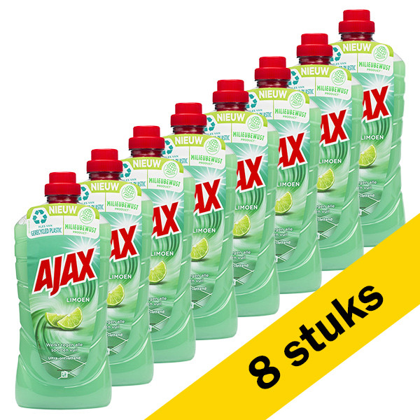 Ajax Aanbieding: 8x Ajax allesreiniger limoen (1000 ml)  SAJ00032 - 1