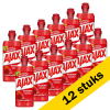Aanbieding: Ajax allesreiniger Mediterranean - Rode bloemen (12 flessen van 1 liter)