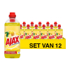 Aanbieding: Ajax allesreiniger Mediterranean Lemon (12 flessen - 1000 ml)