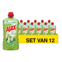 Ajax Aanbieding: Ajax allesreiniger White flower (12 flessen van 1,25 liter)  SAJ00051