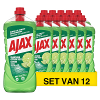 Ajax Limoen Allesreiniger (12 flessen - 1250 ml)  SJA00263