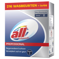 Aanbieding: All Professional Waspoeder 7,56 kg (2 stuks - 216 wasbeurten) SAL01187