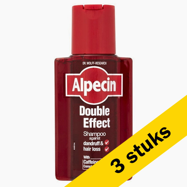 Alpecin Aanbieding: 3x Alpecin Double Effect shampoo (200 ml)  SAL01019 - 1