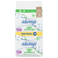 Always Cotton Protection Maandverband Long (18 stuks)  SAL01104
