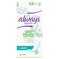 Always Dailies Cotton Protection Inlegkruisjes Large (32 stuks)  SAL01030