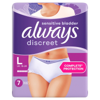 Always Discreet Incontinentiebroekjes Lage Taille Large (7 stuks)  SAL01068