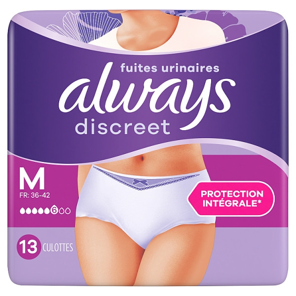 Always Discreet Incontinentiebroekjes Lage Taille Medium (13 stuks)  SAL01072 - 1