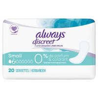 Always Discreet Incontinentieverband 0% Small (20 stuks)  SAL01058
