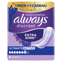 Always Discreet Verband Extra Ultimate Active (8 stuks)  SAL01078