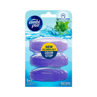 Ambi-Pur Ambi Pur vloeibaar toiletblok Fresh Water & Mint navulling (3x 55 ml)  SAM00024