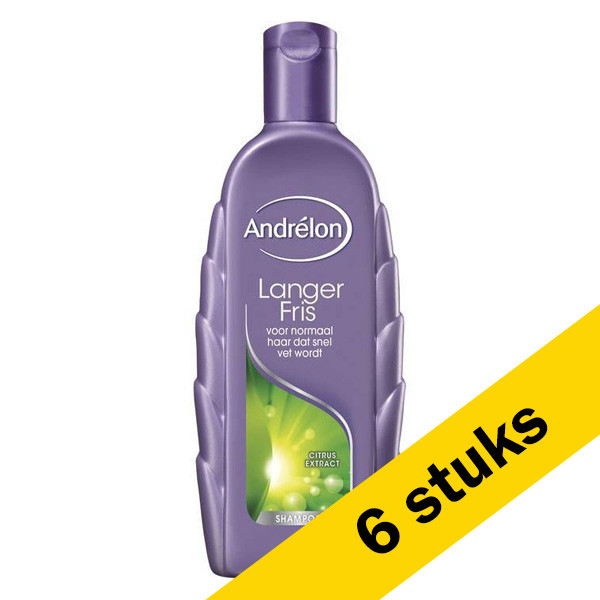 Andrelon Aanbieding: 6x Andrélon Langer Fris shampoo (300 ml)  SAN00345 - 1