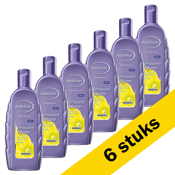 Andrelon Aanbieding: 6x Andrélon Verrassend Volume shampoo (300 ml)  SAN00333 - 1