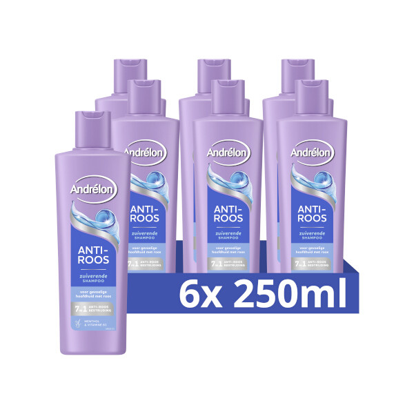 Aanbieding: Andrélon Anti-Roos Shampoo (6 stuks à 250 ml) SAN00596 - 1