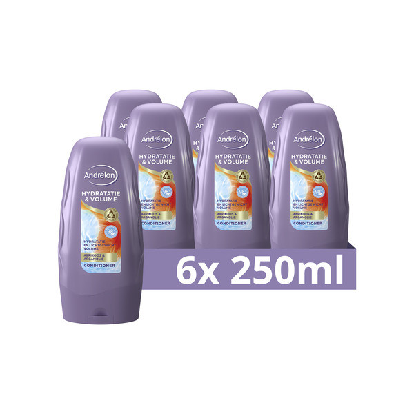 Andrelon Aanbieding: Andrélon Conditioner Hydratatie & Vol (6x 250 ml)  SAN00364 - 1