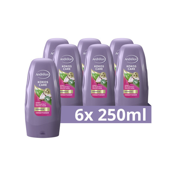 Andrelon Aanbieding: Andrélon Conditioner Kokos Care (6x 250 ml)  SAN00388 - 1