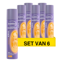 Andrelon Aanbieding: Andrélon Hairspray Perfecte Krul (6x 250 ml)  SAN00400