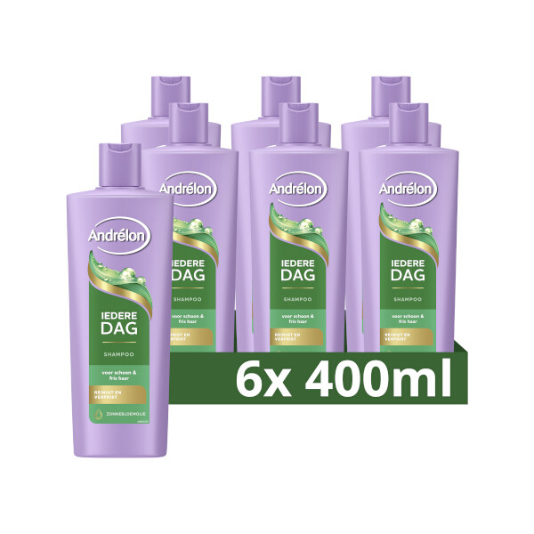 Aanbieding: Andrélon Iedere Dag Shampoo (6 stuks à 400 ml) SAN00628 Aanbieding: Andrélon Iedere Dag Shampoo (6 stuks à 400 ml) SAN00628 - 1