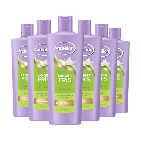 Aanbieding: Andrélon Langer Fris Shampoo (6 stuks à 400 ml) SAN00632 - 2