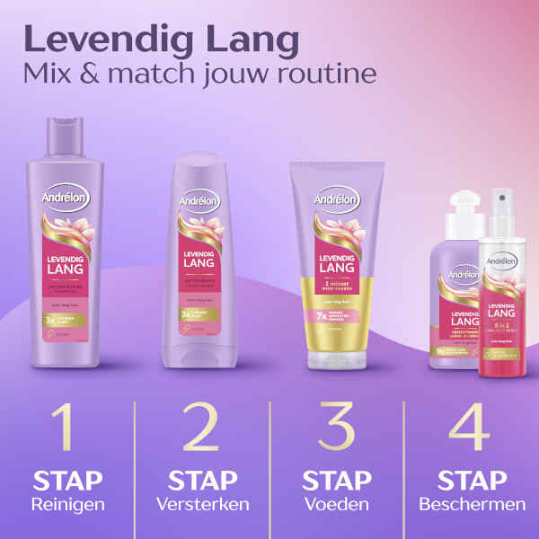 Aanbieding: Andrélon Levendig Lang Conditioner (6 stuks à 200 ml) SAN00524 - 6