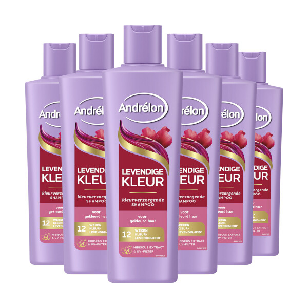 Aanbieding: Andrélon Levendige Kleur Shampoo (6 stuks à 300 ml) SAN00604 - 2