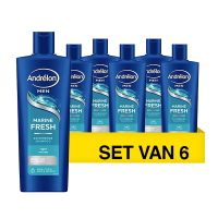 Aanbieding: Andrélon Men Marine Fresh Shampoo (6 stuks à 400 ml) SSA06099