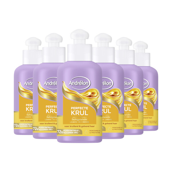 Aanbieding: Andrélon Perfecte Krul Light Leave-in Crème (6 stuks à 200 ml) SAN00580 - 2