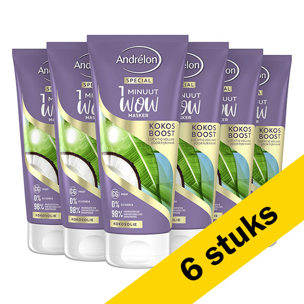 Andrelon Aanbieding: Andrélon Special Masker Kokos Boost (6x 180 ml)  SAN00436 - 1