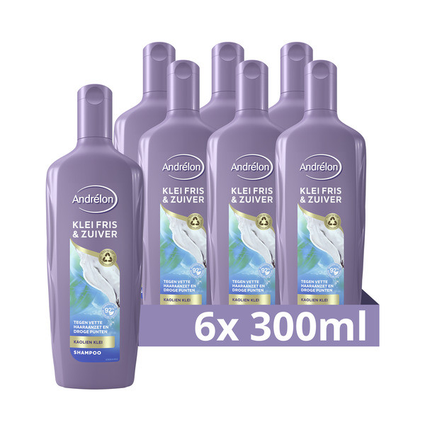 Andrelon Aanbieding: Andrélon Special Shampoo Klei Fris (6x 300 ml)  SAN00442 - 1