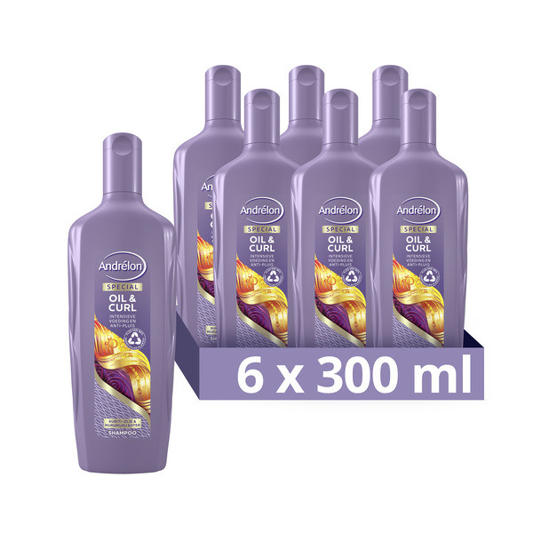 Andrelon Aanbieding: Andrélon Special Shampoo Oil&Curl (6x 300 ml)  SAN00440 - 1