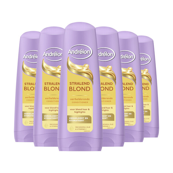 Aanbieding: Andrélon Stralend Blond Conditioner (6 stuks à 200 ml) SAN00536 - 2