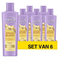 Aanbieding: Andrélon Stralend Blond Verhelderende Shampoo (6 stuks à 250 ml) SAN00520