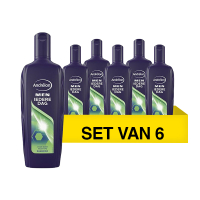 Andrelon Aanbieding: Andrélon for men Iedere Dag shampoo (6x 300 ml)  SAN00312